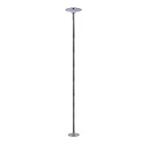 FEMOR Barre de Pole Dancing Chromée Diamètre 45 mm X Pole Dance Fitness Réglable en Hauteur Rotative(2235~2745mm)