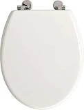Allibert 1680111 Abattant avec charnières inox Blanc Boliva