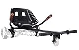 yabbay Hover Karts with Gros Seat et Rouages Durable - Hover Kart Compatible with Balancing Boards 6.5', 8', 10'