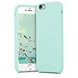kwmobile Coque en Silicone, pour Apple iPhone 6 et 6S - Coque en polyuréthane thermoplastique avec Housse en Caoutchouc - Couleur Menthe Mat