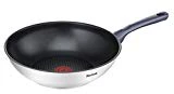 DAILYCOOK Poêle Wok Inox 28 cm Tous Feux Dont Induction