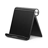 UGREEN Support Téléphone Bureau Réglable Dock Téléphone Pliable Compatible Huawei P Smart 2019 P20 Lite Mate 20, Xiaomi Redmi Note 6 Pro, Samsung S10 S9 S8 J3 J4 J5 J6, iPhone XS Max X 8 Plus (Noir)