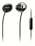 Philips Flite Hyprlite SHE4205BK Écouteurs Intra-auriculaires avec Micro, Télécommande, Ultra-fin Et Léger, Noir