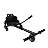 Hiboy Chaise Kart Seat pour Self Balancing Scooter électrique Scooter Compatible avec 6.5, 8 et 10 Pouces Skateboard Électrique Noir