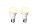 Philips Hue Ampoules Connectées Blanc E27 - Fonctionne avec Amazon Alexa, Apple Homekit et Google Assistant, Lot de 2