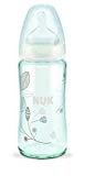 NUK Biberon Verre First Choice, 0 à 6 mois, 240 ml
