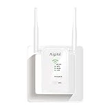 Répéteur Wifi Routeur N300 longue portee Extenseur Sans Fil Mini Point d'accès Internet Amplificateur De Signal ,2 Port Ethernet, Installation Facile, 2.4GHz, WPS, Compatibilité Universelle-Blanc