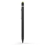 MoKo Stylet Actif Universel, 1.5mm Haute Précision 2 en 1, Stylo pour iPhone XS/XS Max/XR/X/8/8Plus et des écrans Tactiles,iOS/Android/Windows,iPhone, iPad, Samsung Galaxy S7 / S7 Edge - Noir