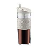 Bodum - 11101-913 - Mug de Voyage Plastique - 0,45 L - Blanc