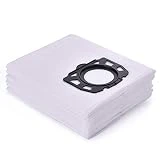 Fantisi 12 pack pour Karcher Fleece Sacs filtrants de remplacement pour WD4,WD5,WD5/P Aspirateur Sacs filtrants de poussière pour Karcher Cleaner MV4/MK5/MV6, aspirateurs pour Karcher Filtre à vide