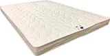 King of Dreams Matelas pour Canapé lit 140x190 Latex Naturel de densité 80 Kg/m3 et Mousse Poli Lattex Indéformable Tissu Strech très résistant - Hauteur 10 cm - Soutien Ferme 140x190 FIRST10