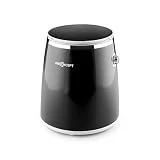 OneConcept Ecowash pico - Machine à Laver Camping, Mini Lave-Linge, Écologique, Manuelle, Essorage, 3,5 kg de Linge, Minuterie, Étanche, Silencieux, 350 W, Noir