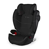 CYBEX Silver Siège Auto Solution M-Fix, Adapté aux Voitures Avec ou Sans Isofix, Groupe 2/3 (15-36 kg), De 3 Ans à 12 Ans Environ, Pure Black
