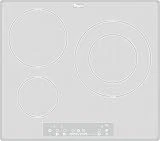 Whirlpool ACM 680/NE/WH plaque Blanc Intégré Plaque avec zone à induction - Plaques (Blanc, Intégré, Plaque avec zone à induction, Verre, Tactil, En haut devant)