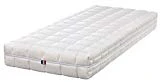 King of Dreams Natural Latex 140x190 Matelas Latex Naturel 80 Kg/m3 - DEHOUSSABLE - Hauteur 21 cm - Soutien Ferme - Compatible literies électriques (140_x_190_cm)