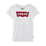 Levi's Kids Batwin T-shirt manches courtes Fille,Blanc (White 01) , 14 ans (Taille fabricant: 14A)