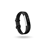 Fitbit - Alta HR - Bracelet d'activité forme au quotidien : jusqu'à 7 jours d'autonomie - Noir - Taille: S