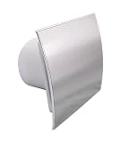 Ventilateur d'extraction d'air de Salle de Bain avec minuterie 100 MM4 'Capteur d'humidité ei-100h Chrome poli
