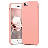 kwmobile Coque Apple iPhone 6 / 6S - Coque pour Apple iPhone 6 / 6S - Housse de téléphone en Silicone Or rosé Mat