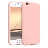 Kwmobile Coque de Protection en Silicone TPU pour Apple iPhone 6/6S Rose doré Mat