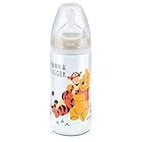 NUK Disney Winnie l 'Ourson Biberon Tétine T1M 300 ml