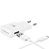 Samsung EP-TA20EWEUGWW Chargeur Secteur + Câble Micro USB pour Samsung Galaxy S6 , S6 edge
