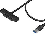 Sabrent USB 3.0 pour SSD / HDD Adaptateur disque dur 2,5 pouces SATA [Optimisé pour SSD, support UASP SATA III] (EC-SSHD)