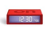 Lexon, Réveil de Voyage Flip Travel Rouge