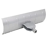vidaXL Chasse-neige pour VTT 150 x 44 cm Argenté