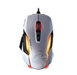 ROCCAT Kone AIMO Souris Gaming - capteur optique Owl-Eye haute précision (de 100 à 12.000 DPI), éclairage LED RGB avec illumination AIMO, 23 boutons programmables, conçue en Allemagne, USB, blanc
