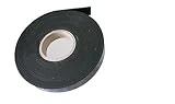 Env. EPDM EPDM Bande en caoutchouc rigide autocollante Noir 9,6 m x 10 x 1 mm