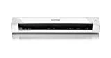 Brother DS-620 Scanner Mobile |A4|Alimentation USB |7,5 ppm | Couleur | Noir/Blanc | Inclus Pochette de Protection |Scan to USB