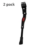 Bangxiu-Bicycle Béquilles pour Vélo, Support Réglable De Pied De Montagne Et De Vélo De Route pour VTT, vélo de Route (Couleur : Noir)