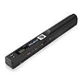 Mini Scanner de Poche Aoleca 900 DPI Resolution Portable sans Fil Sélection de Format JPG/PDF (USB 2.0 Haute Vitesse, Carte Micro SD 8G et Logiciel OCR inclus)