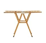 Séchoir à Linge Vêtements de Balcon intérieur Pliable étendoir en Bois Massif
