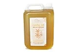 Huile de ricin, 100% pure et pressée à froid (5 litres)