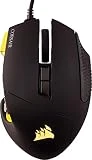 Corsair SCIMITAR PRO RGB Optique Souris Gaming (Rétro-Éclairge RGB Multicolore, 16000 DPI) Noir/Jaune