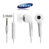 Véritable Original Samsung Blanc EHS64AVFWE Écouteurs intra-auriculaires pour Galaxy S7, S6 Edge Plus, S5 mini, S4 i9500, S4 Mini i9190, ( Bulk )