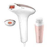 Philips BRI922/00 Lumea Advanced Epilateur à Lumière Pulsée (IPL), Epilation Semi-Définitive avec 2 Embouts Uniques pour Corps et Visage + Brosse Nettoyante Visage