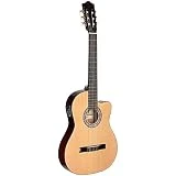 Stagg C546TCE N Guitare électro-acoustique Classique Nylon Naturelle