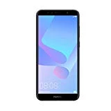 Huawei Y6 2018 Smartphone Débloqué 4G (5,7 pouces - 2/16 Go - Double Nano-SIM - Android) Noir