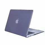 QIHANG MacBook Unibody Blanc 13 Pouces Coque Rigide Housse en Plastique de Protection pour Apple MacBook 13 Pouces White (Modèle A1342) (Gris)