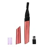 Liberex Tondeuse Visage Sourcils Electrique Femme avec Un Sabot - Mini Rasoir Facial à Pile, Rasage de Precision, Aucun Risque de Coupure, Une Petite Brosse de Nettoyage Fournie