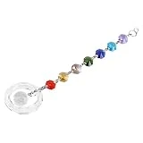 Feng Shui pendentif cristal pendentif Ornamento Guirlande Suspension regracción couleur arc en ciel avec perles octogonales fait main DIY Decoracion pour mariage Maison Fête Parti socialme-eu