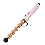 Lee Stafford - Fer à Boucler Professionnel CoCo LoCo Wonderns Pince | Cheveux Bouclés Serrées, Frisés, Ondulés, Wavy, Curl | Curling Iron Wand | Hairball | Céramique sa Curler | prise EU à 2 broches