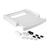 Wpro SKS 100 kit de superposition universel avec tablette pour lave-linge/seche-linge 60 x 60 cm