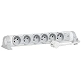 Legrand - Rallonge Bloc Multiprise  - 6 prises avec Interrupteur - Blanc - 2P + T - 050084