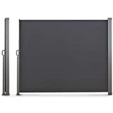Probache - Paravent extérieur rétractable 300x160cm Gris Anthracite Store Vertical