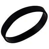 SODIAL Bande de la poignet Bracelet en silicone en caoutchouc a la mode elastique - Noir