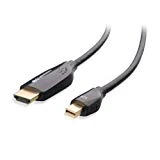 Cable Matters Plaqué or Mini DisplayPort (Thunderbolt ; Port Compatible) à HDTV Câble en Noir 4.5m